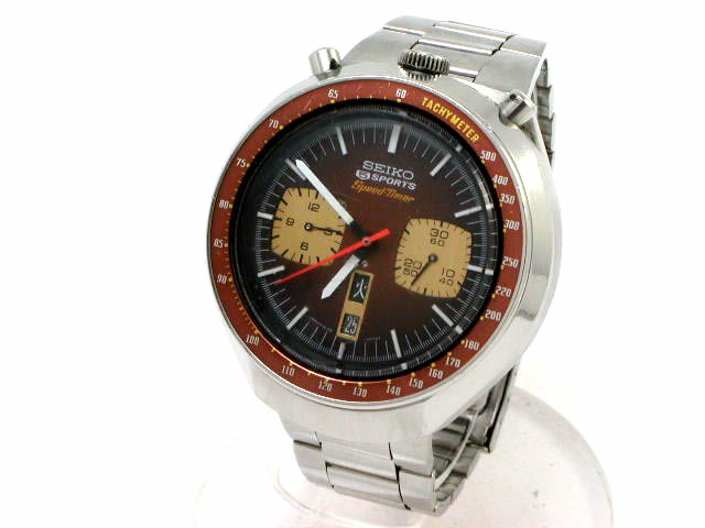 セイコー ツノ クロノ 茶 Ref.6138-0040 昭和49年製