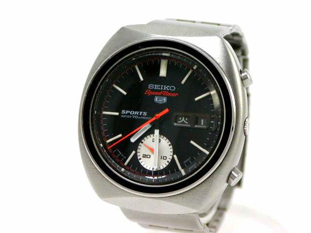 セイコー スポーツタイマー 6139-8000 自動巻き 腕時計 稼働品 セイコー ファイヴ 5 スポーツ スピードタイマー 6139-8000 自動巻