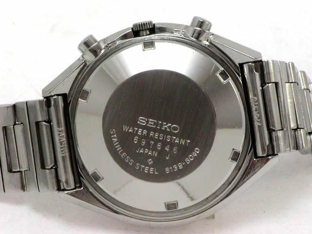 【美品】セイコー クロノグラフ 自動巻き【6139-8040】【稼働品】メンズ Yahoo!オークション -「セイコー 6139」の落札相場・落札価格