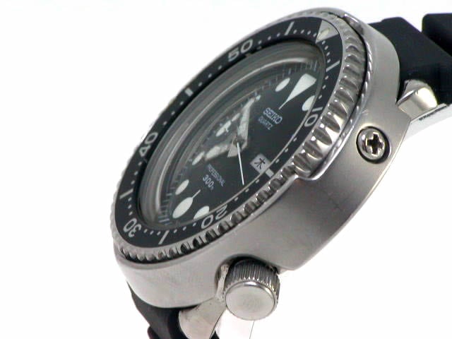SEIKO セイコー プロフェッショナルダイバー 7549-7010 ブラック Seiko Prospex Men's Black Watch - 7549-7010 for sale online