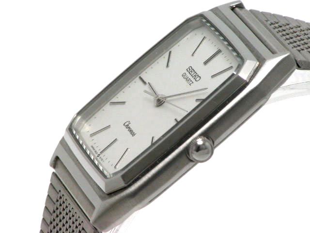 1970年代製 SEIKO CHRONOS クロノス 9021-5130 Seiko 9021-5130 Vintage Silver Gold Quartz Mens Watch