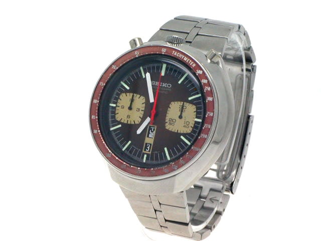 セイコー 茶ツノ クロノグラフ 6138-0040 OH済み 昭和51年製