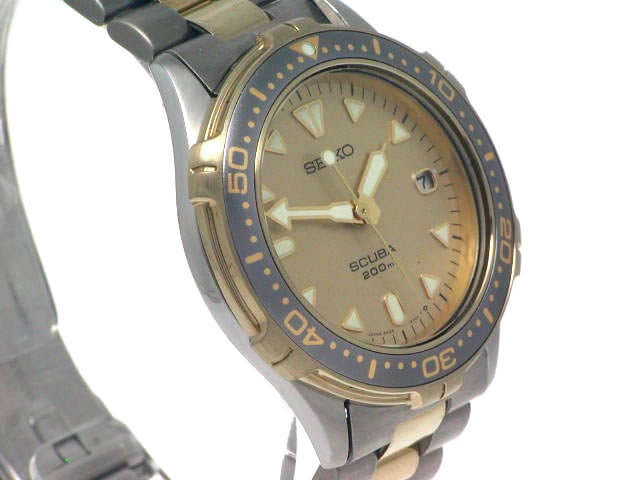 セイコー スキューバ200m 5H25-6A00 クオーツ USED 1988年