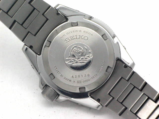 セイコーダイバー200 スキューバ　チタン　　デットストックSEIKOSCUBA セイコーダイバー200 スキューバ チタン デットストックSEIKOSCUBA