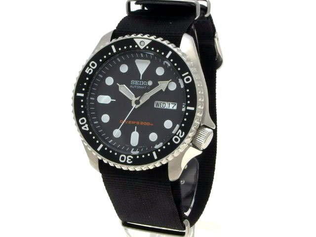 セイコー 海外逆輸入 ダイバーズ SKX007K2 ブラックモンスター 