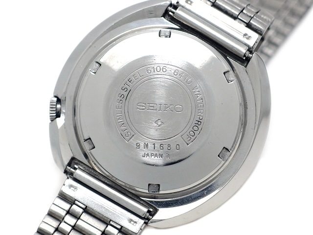SEIKO 5自動巻き スポーツ　6106-6410 ビンテージ　稼働 Seiko 5 Sports 6106-6410 Vintage Stainless Steel 23 Jewels
