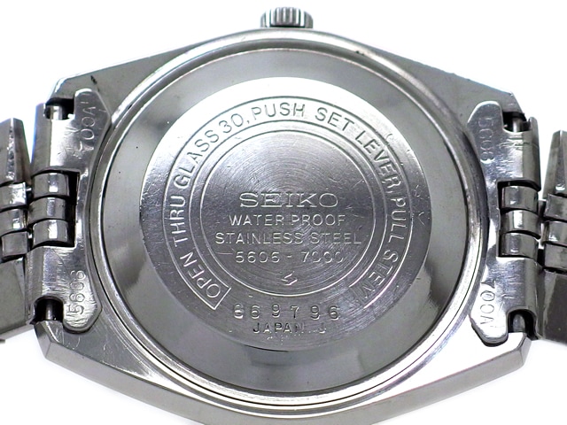 セイコー ロードマチック カレンダー 5606-7000 自動巻 OH済 昭和43年製