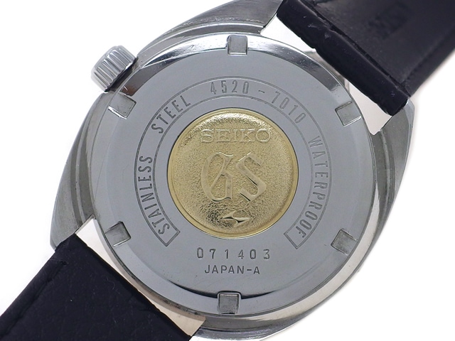 OH済み SEIKO GS GrandSeiko 手巻き25石4520-7010 グランド