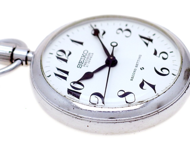 1円!□国鉄 SEIKO懐中時計□鹿鉄 S61 電池式 鉄道時計 Yahoo!