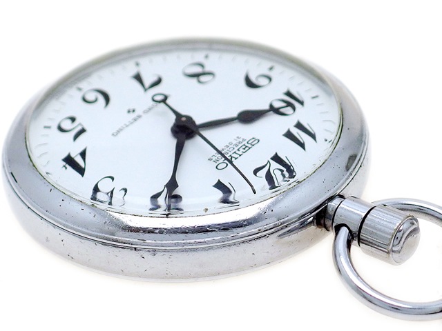 セイコー 鉄道時計 鹿鉄 6110-0010 21石手巻 OH済 昭和48年製