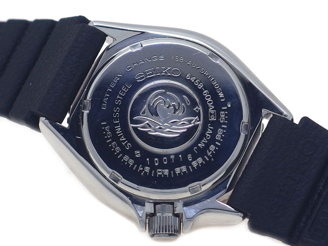 SEIKO セイコーダイバー6485-600Aクォーツ 時計 150m防水 セイコー 150mダイバーズ オレンジ文字盤 6458-600A ボーイズ