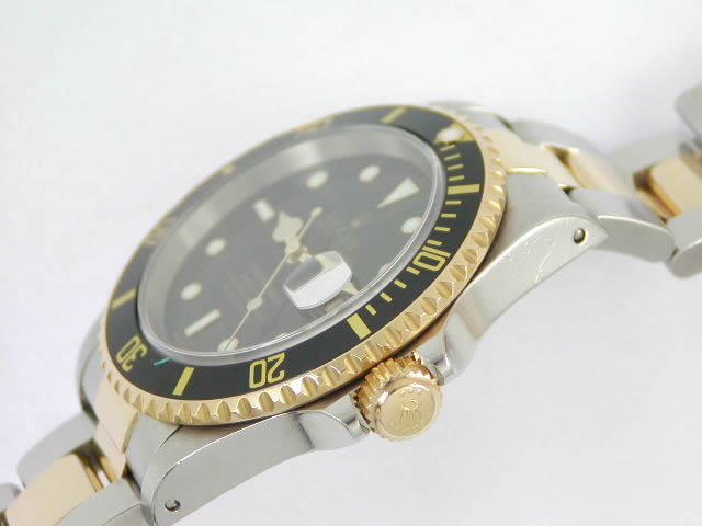 ロレックス サブマリーナ 黒 コンビ 16613 USED Rolex