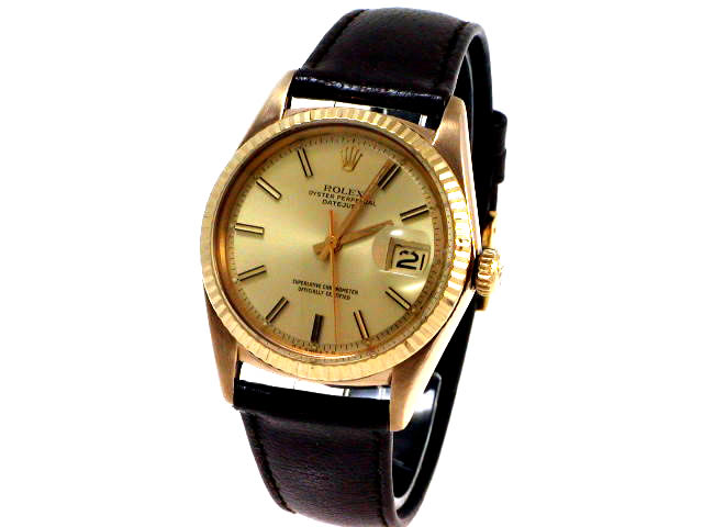 ロレックス デイトジャスト 18K無垢 クロノメーター 1601 自動巻 1970年代　