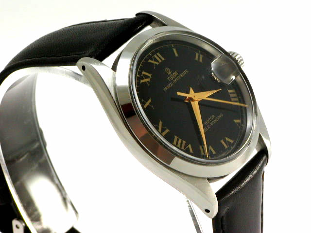 チュードル 小薔薇 自動巻 ブラックダイアル 1960年代 Tudor