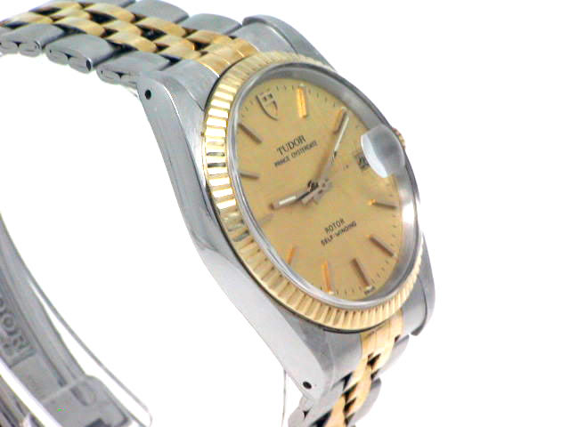 チューダー TUDOR プリンス オイスター デイト 74033 チューダー/チュードル プリンスオイスターデイト シャンパン SS&YG