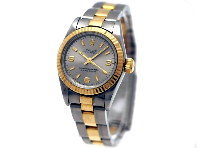 ロレックス オイスターパーペチュアル 67193 レディス 自動巻 OH済 USED