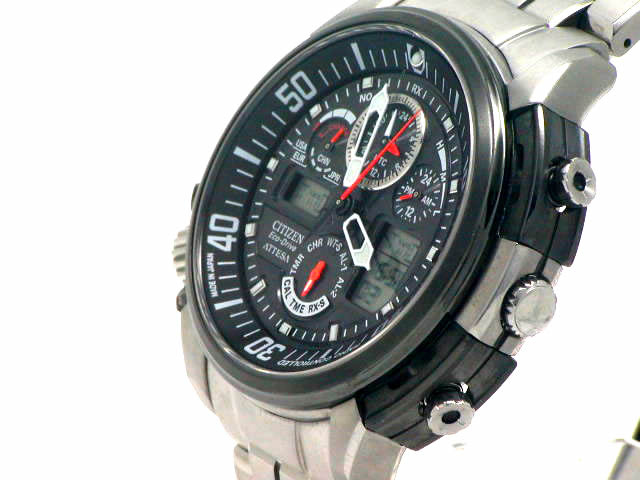 N*5様 シチズン/電波/エコドライブ/アテッサ/ATD53-2981 シチズン アテッサ エコドライブ チタン ATV53-2931 USED