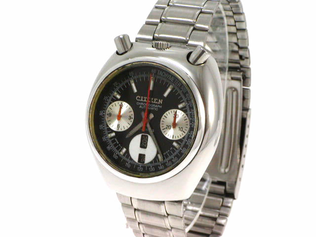 シチズン ツノ クロノグラフ 4-901193K 自動巻 1968年製　