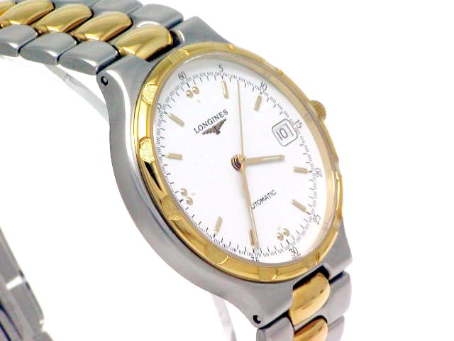 LONGINES ロンジン L1.113.3 コンクエスト 腕時計 SS GP レディース [中古] 楽天市場】ロンジン コンクエスト L1.113.3 レディース 腕時計 デイト