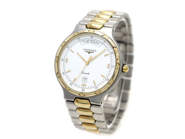 ロンジン コンクエスト コンビ SS/GP L1.615.3 クオーツ USED Longines