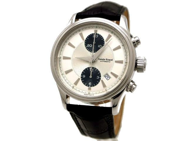 ルイ・エラール ヘリテージ 2カウンタークロノグラフ 73255 AA01 OH済 USED