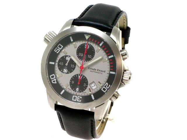ルイ・エラール クロノグラフ 77402AA04 自動巻 　