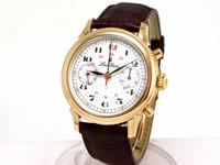 名機バルジユー22搭載　ルイ・エラール 18金無垢 手巻き クロノグラフ