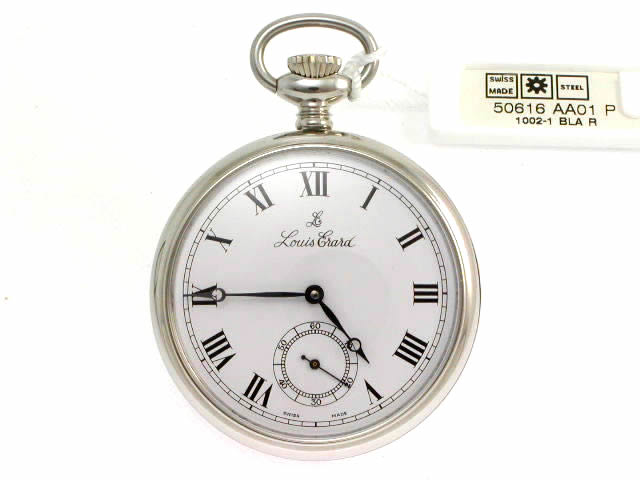 貴重 美品 Louis Erard ルイエラール 懐中時計 ポケットウォッチ 白 ルイ・エラール 懐中時計 トラディショナル 白文字盤