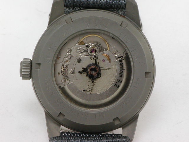 T691 ゼノ アーミー オートマチック 腕時計 MOVE ETA 2846 ゼノ アーミー オートマチック デイト 6554 USED