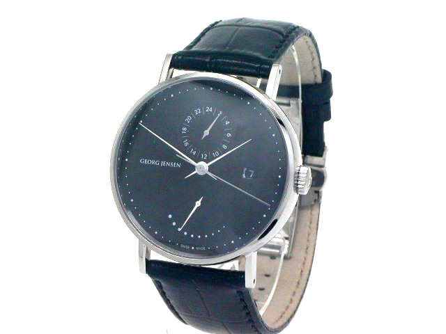 ジョージ ジェンセン GMT パワーリザーブ 自動巻 USED　