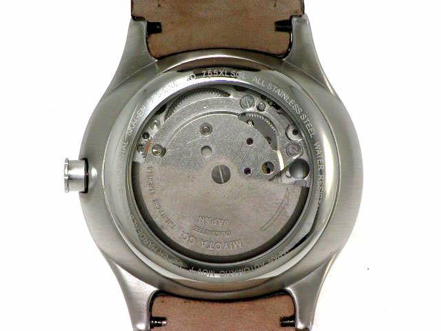 【希少】ＳＫＡＧＥＮ　自動巻　裏スケルトン　755XLSGLJ　裏スケ スカーゲン 755XLSGL 自動巻 USED