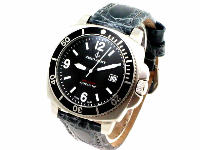 ゼノ アーミー オートマチック デイト 440 A-SV-LE USED　