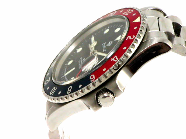 zodiac GMT クオーツ　防水200m ゾディアック ゾディアック 200m防水 GMT クオーツ リズム時代の取説つき USED