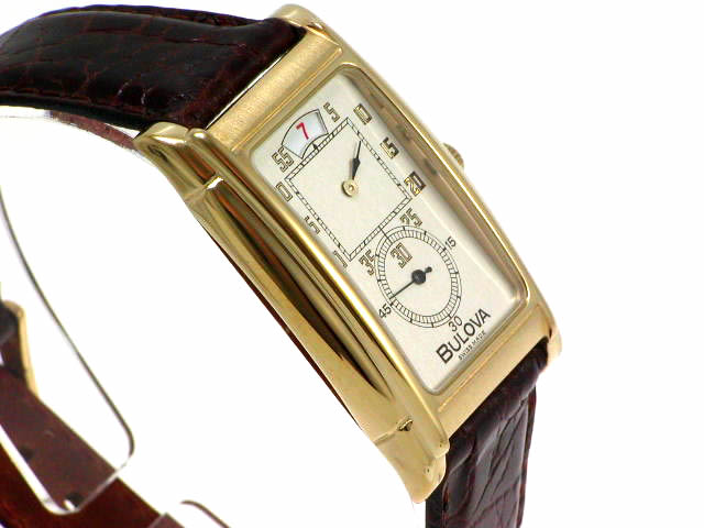 BULOVA ブローバ レクタンギュラー レギュレーター 手巻き USED ブローバ レクタンギュラー レギュレーター 手巻き USED