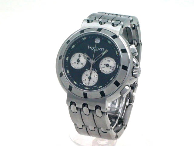 ペキネ モーレアロンド クロノグラフ 自動巻 OH済 USED