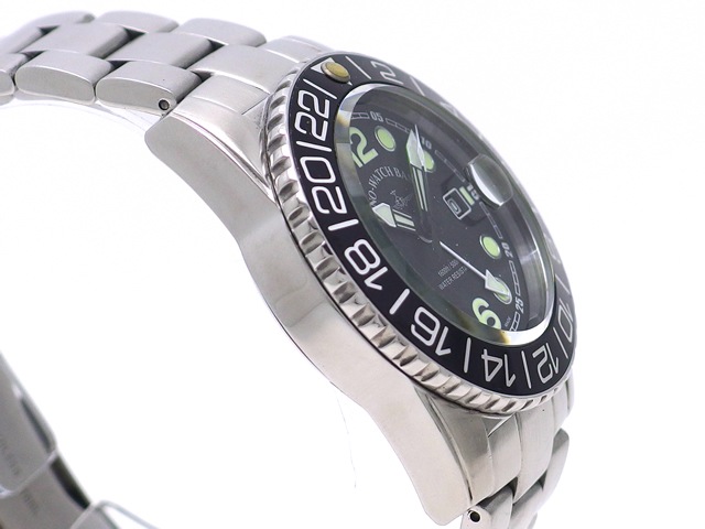 ゼノ 6349Q-BK-MT 500M クオーツ USED ZENO Watch｜自動巻き時計