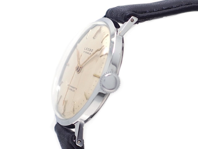リオベ スイス製 Cal.F465 フェルサ 17石手巻 OH済 1960年代 Leobe