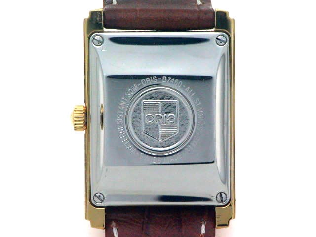 オリス レクタンギュラー ムーンフェイズ 586 7460 自動巻 OH済 USED