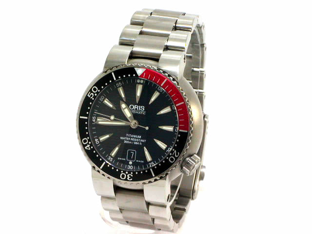 専用【希少】オリス　ORIS 7562P 自動巻　チタン　デイト　ブルー 専用【希少】オリス ORIS 7562P 自動巻 チタン デイト ブルー