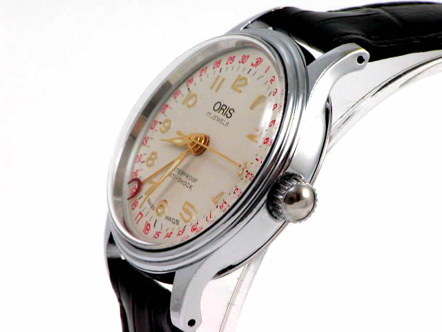 オリス 初期型ポインターデイト ピンレバー脱進機 手巻