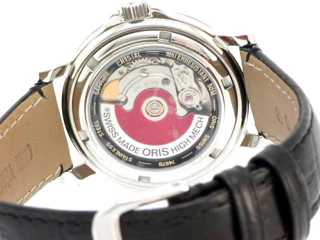 絶盤 オリス クラシック スポーティ 36mm ブラックダイヤル 644 7467