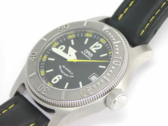 【稼働・注意点あり】ORIS オリス 7500 ビッグクラウン 自動巻 腕時計 ORIS オリス 7500 ビッグクラウン BC3 デイデイト 自動巻き