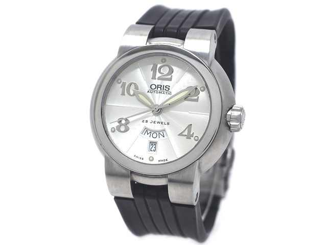 ORIS 　デイデイト　7517　自動巻きシルバー SSブレス　希少 ORIS デイデイト7517自動巻きシルバー SSブレス希少
