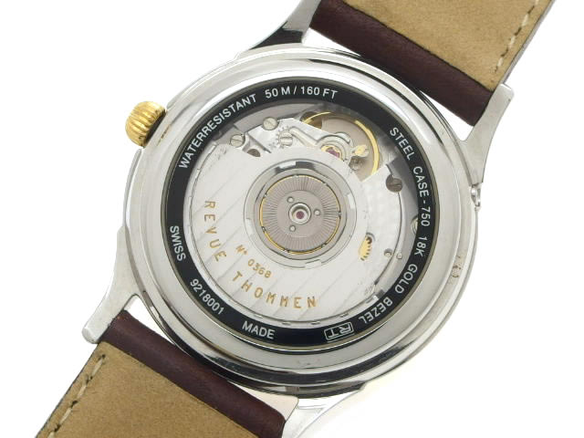 レビュートーメン GMT パワーリザーブ Ref.9218001 OH済 USED Revue