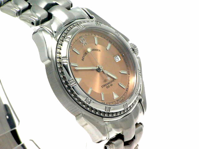 レビュートーメン ストリームライン 34mm 6910005CP/M クオーツ 未使用 