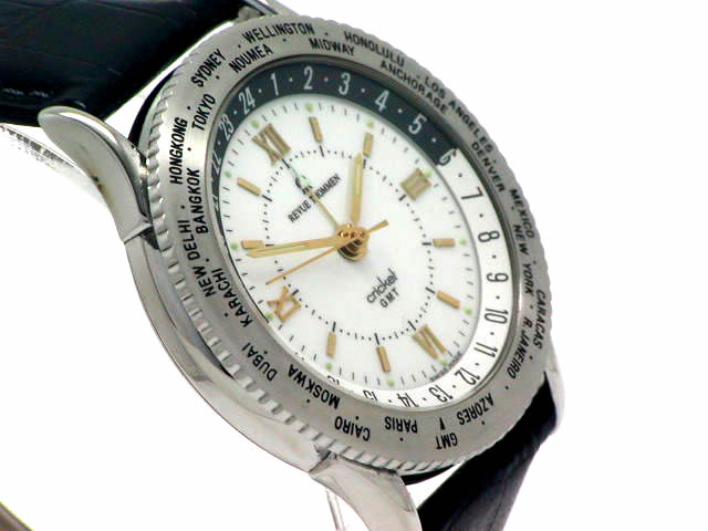 レビュートーメン クリケット GMT 手巻 OH済 USED Revue Thommen
