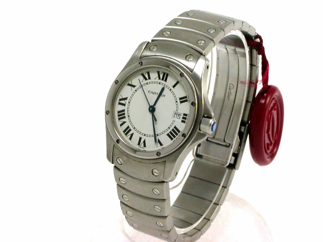 カルティエ サントス ラウンド W2007K1 USED