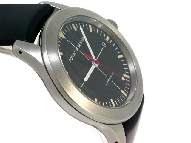ポルシェデザイン P10 オートマチック 黒文字盤 ラバーベルト OH