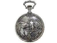 アエロ 懐中時計「ホース」銀仕上 手巻 OH済 USED