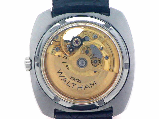 ウォルサム スケルトン HT133 Cal.T54 自動巻 OH済 1970年代 Waltham